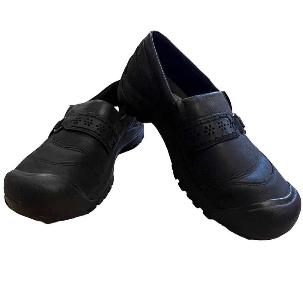 Keen Women's Kaci III Leather Slip On Clogs Shoes Size 9.5 Black‎ 1024096